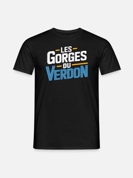Les Gorges du Verdon - T-shirt homme - noir