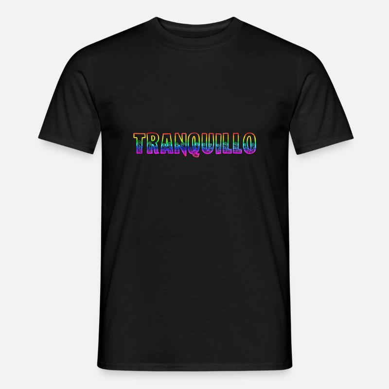 tranquillo rs rainbow - Men's T-Shirt - black