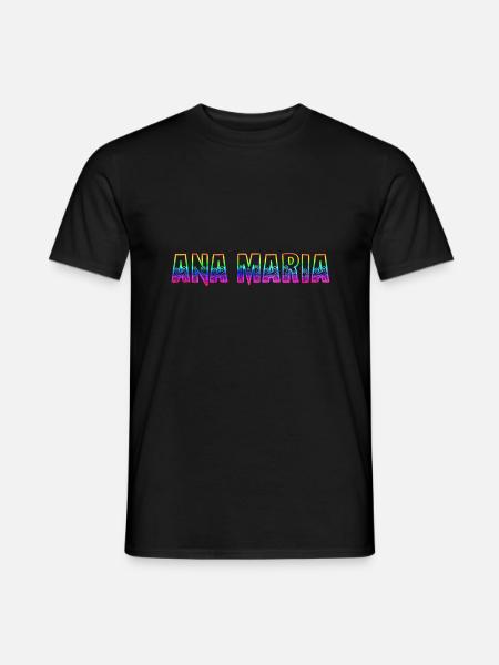 Ana Maria RS Rainbow - Men's T-Shirt - black
