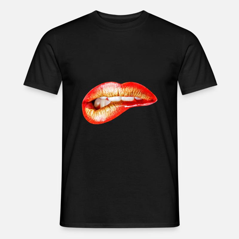 læber - Mænd T-shirt - sort