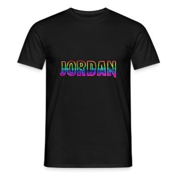 jordan rs arc-en-ciel - T-shirt homme - noir - Devant - AI Model Male 178 light (178cm)