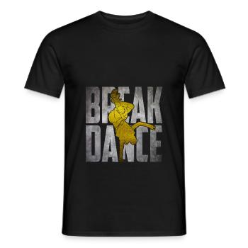 break dance - T-shirt homme - noir - Devant - AI Model Male 178 light (178cm)