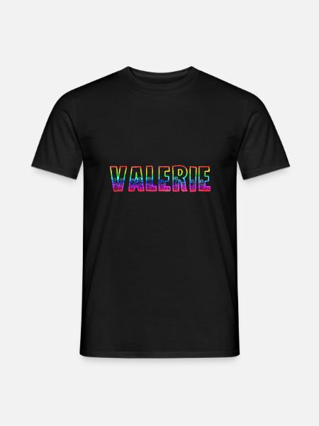 valerie rs rainbow - Men's T-Shirt - black