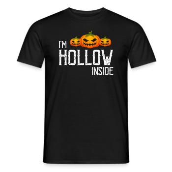 I'm Hallow Inside Funny Halloween Pumpkin - Männer T-Shirt - Schwarz - Vorne - AI Model Male 178 light (178cm)