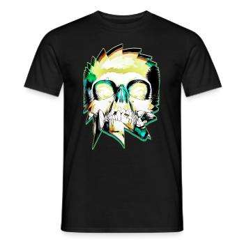NEW DAMONsion - Männer T-Shirt - Schwarz - Vorne - AI Model Male 178 light (178cm)