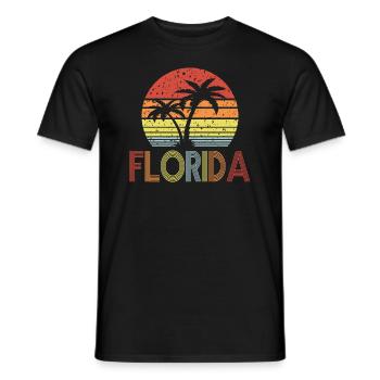 Floride - T-shirt homme - noir - Devant - AI Model Male 178 light (178cm)