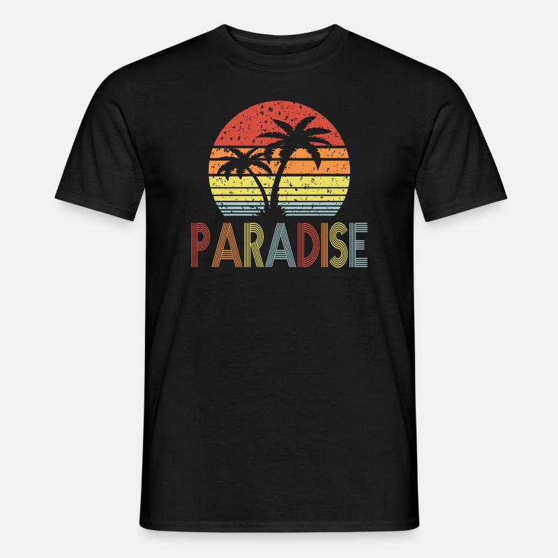 Paradise - Männer T-Shirt - Schwarz
