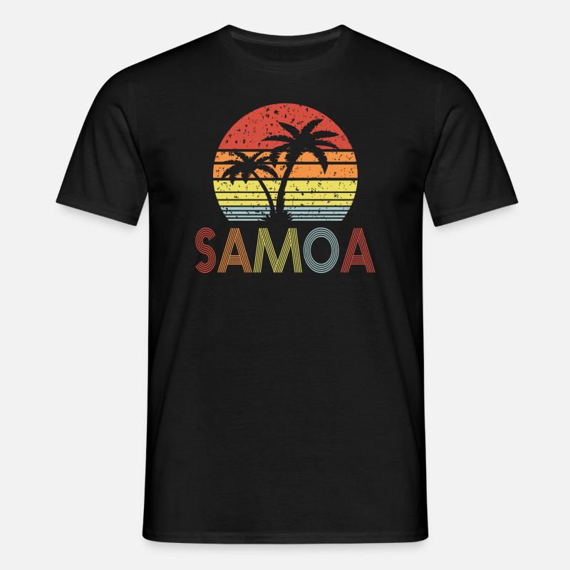 Samoa - Männer T-Shirt - Schwarz
