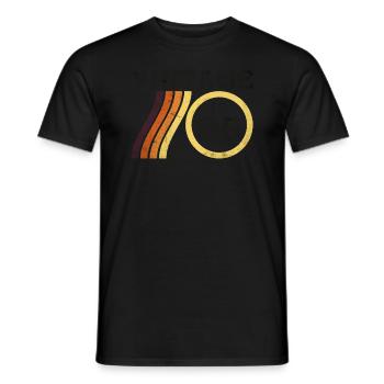 Classic Vintage 1998 - Edition Limitée Retro 26 - T-shirt homme - noir - Devant - AI Model Male 178 light (178cm)