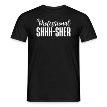 Chut professionnel - T-shirt homme - noir - Devant - AI Model Male 178 light (178cm)