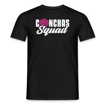 conchas squad Design pour un passionné de mexicain - T-shirt homme - noir - Devant - AI Model Male 178 light (178cm)