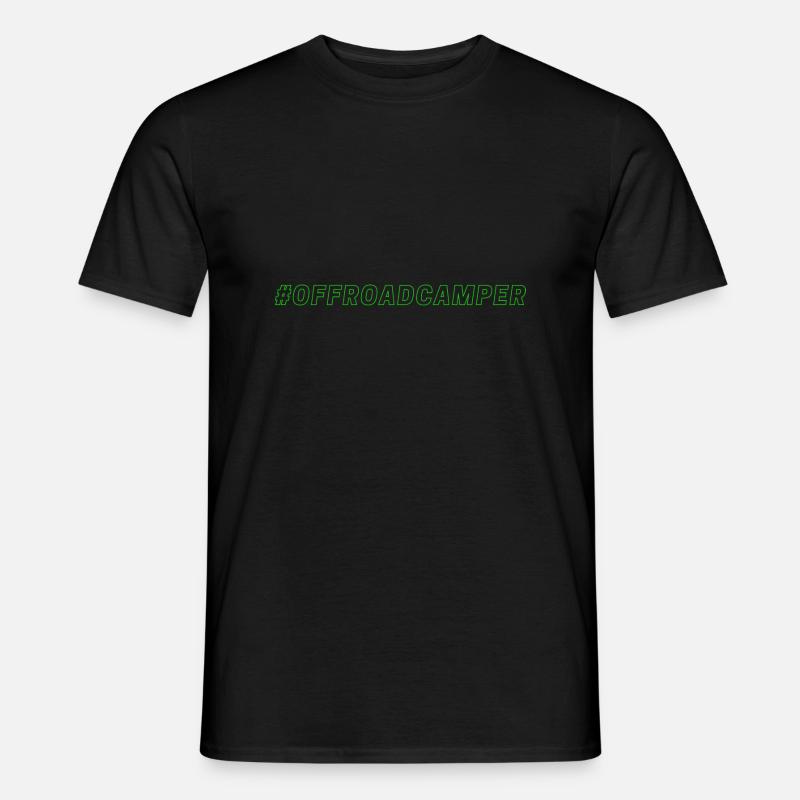 #offroadcamper - Männer T-Shirt - Schwarz