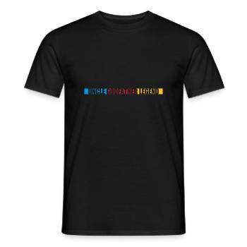 Uncle Godfather Legend Zitat - Männer T-Shirt - Schwarz - Vorne - AI Model Male 178 light (178cm)