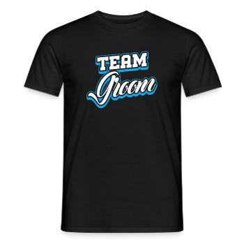 TEAM GROOM Marié - Bachelor Party JGA Célébration - T-shirt homme - noir - Devant - AI Model Male 178 light (178cm)