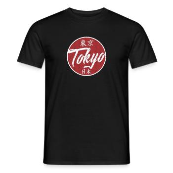 Tokio Japan - Männer T-Shirt - Schwarz - Vorne - AI Model Male 178 light (178cm)