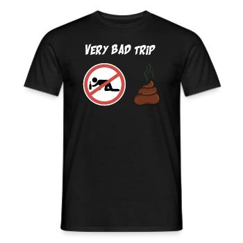 Very Bad Trip - Men's T-Shirt - black - Front - AI Model Male 178 light (178cm)