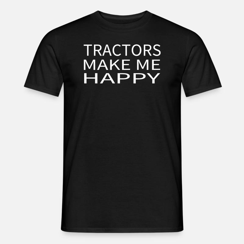 Traktor - Männer T-Shirt - Schwarz