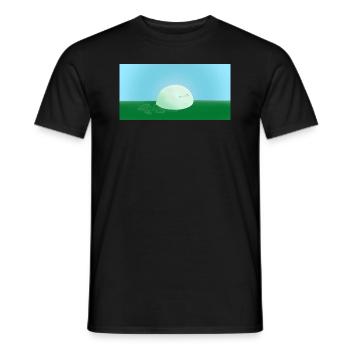 Der Frohliche Slime - Männer T-Shirt - Schwarz - Vorne - AI Model Male 178 light (178cm)