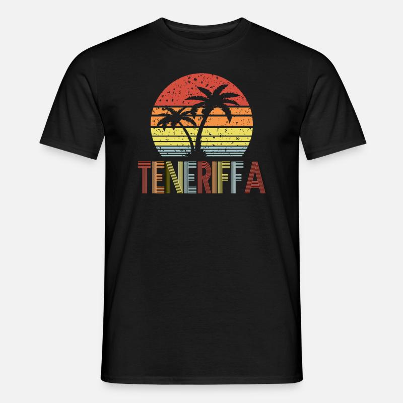 Teneriffa - Männer T-Shirt - Schwarz