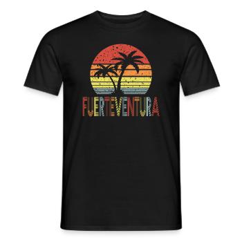 Fuerteventura - T-shirt homme - noir - Devant - AI Model Male 178 light (178cm)