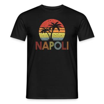 Napoli - Men's T-Shirt - black - Front - AI Model Male 178 light (178cm)
