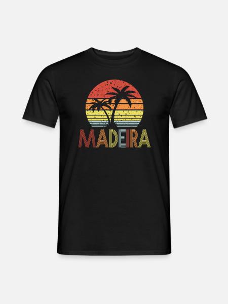 Madeira - Männer T-Shirt - Schwarz