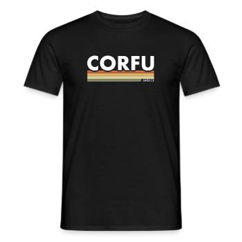 Corfu Greece Greek Greek - Men's T-Shirt - black - Front - AI Model Male 178 light (178cm)