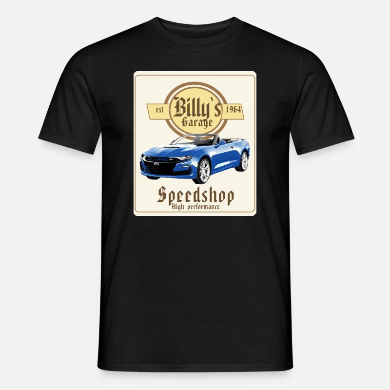 billys garage - Men’s T-shirt - black