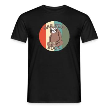 Gar Kein Bock Retro Fun - Männer T-Shirt - Schwarz - Vorne - AI Model Male 178 light (178cm)