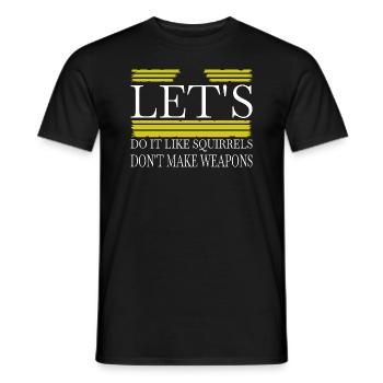 flower power sayings heart birthday present idea - Männer T-Shirt - Schwarz - Vorne - AI Model Male 178 light (178cm)