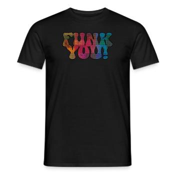 Funk vous - T-shirt homme - noir - Devant - AI Model Male 178 light (178cm)
