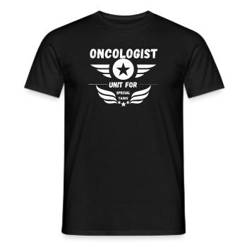 Oncologist Unit for Special Tasks - Men's T-Shirt - black - Front - AI Model Male 178 light (178cm)