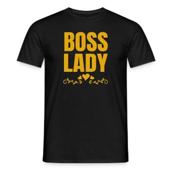 Boss Queen Gift Women Girls Lady - Men's T-Shirt - black - Front - AI Model Male 178 light (178cm)