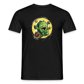 Pickleball Picklepaddle Pickle Sport - Men's T-Shirt - black - Front - AI Model Male 178 light (178cm)
