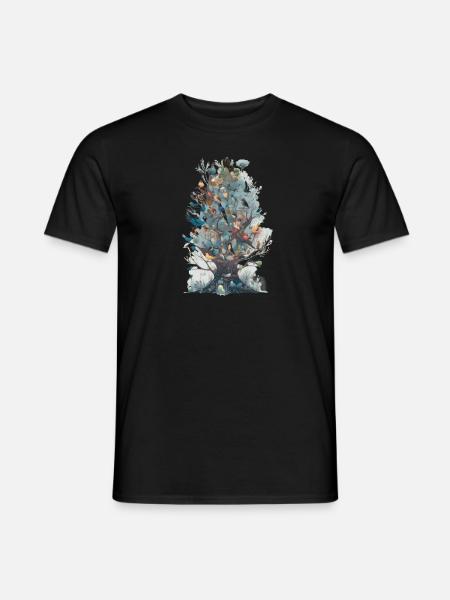 Vogelbeobachtung Vogelbeobachter Vögel - Männer T-Shirt - Schwarz