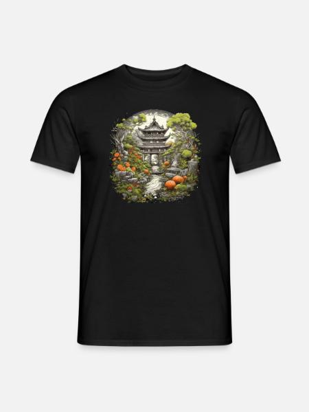 Bonsai - Japanese Garden - Men's T-Shirt - black