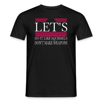 peace symbol birthday present present idea - Männer T-Shirt - Schwarz - Vorne - AI Model Male 178 light (178cm)