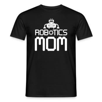 Women Build Robot Mother's Day Droid Builder Robot - Men's T-Shirt - black - Front - AI Model Male 178 light (178cm)