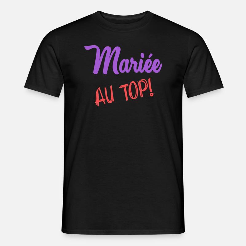 HOCHZEIT - Männer T-Shirt - Schwarz