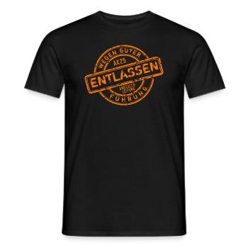 ABSCHLUSS 2025 - ABSCHLUSSKLASSE - ABSCHLUSSPRÜFUN - Männer T-Shirt - Schwarz - Vorne - AI Model Male 178 light (178cm)