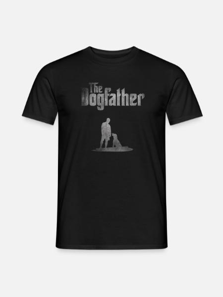 The Dogfather Hunde Liebe - Männer T-Shirt - Schwarz