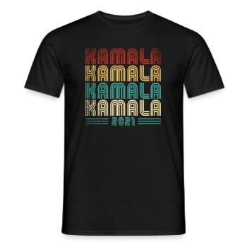 Kamala Harris 2021 - Men's T-Shirt - black - Front - AI Model Male 178 light (178cm)
