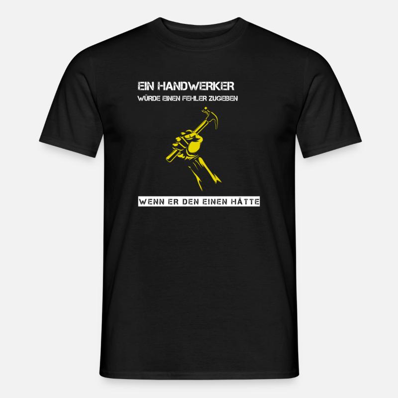 Handwerker - Männer T-Shirt - Schwarz