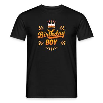 Birthday boy - Men's T-Shirt - black - Front - AI Model Male 178 light (178cm)