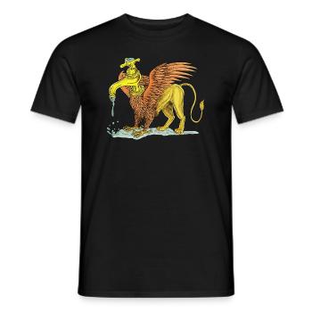DER WASSERHAHN - Männer T-Shirt - Schwarz - Vorne - AI Model Male 178 light (178cm)