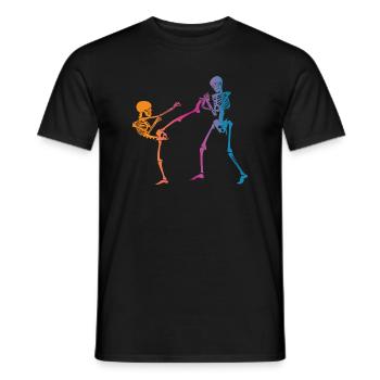 Karate Judo Jiu jitsu - Männer T-Shirt - Schwarz - Vorne - AI Model Male 178 light (178cm)