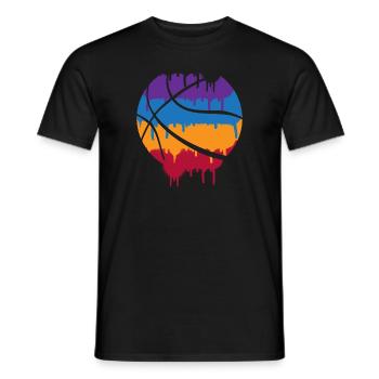 Basket-ball - T-shirt homme - noir - Devant - AI Model Male 178 light (178cm)