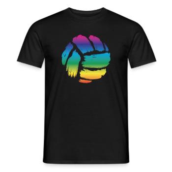 Volleyball Vintage - Männer T-Shirt - Schwarz - Vorne - AI Model Male 178 light (178cm)