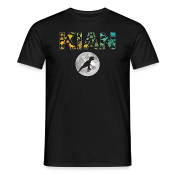 KIAN - Schöner Jungen Name mit Dinosaurier - Männer T-Shirt - Schwarz - Vorne - AI Model Male 178 light (178cm)