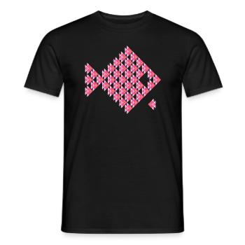 Zurück zum Paket - Männer T-Shirt - Schwarz - Vorne - AI Model Male 178 light (178cm)